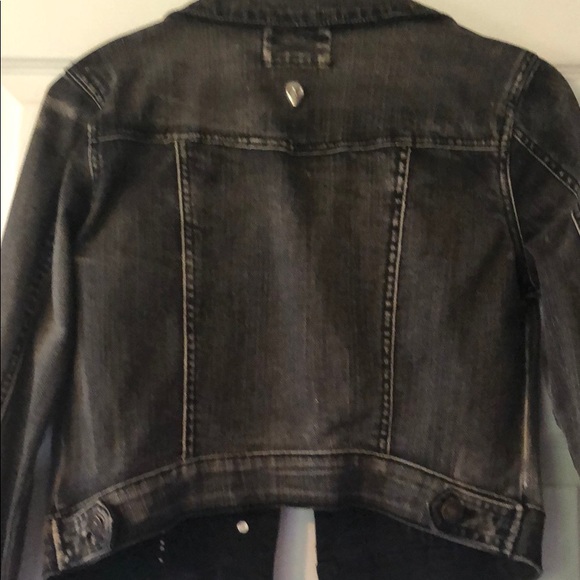 Rocker Faded black jean jacket - Picture 5 of 6